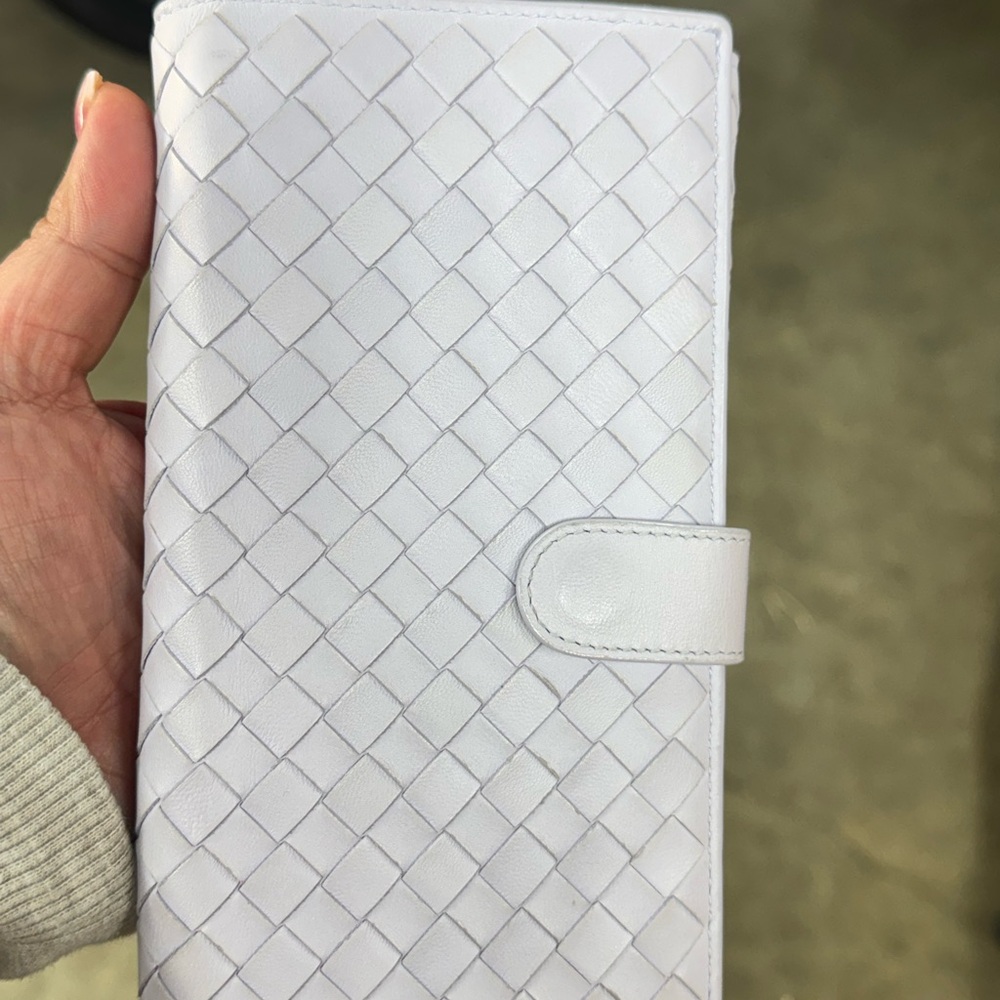 Bottega  Wallet Organizer in Light purple to gray depending on the light